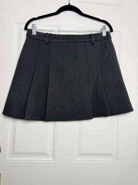 Commense Dark Gray Circle Skort
